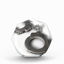 Handcuffs Acrylic Award