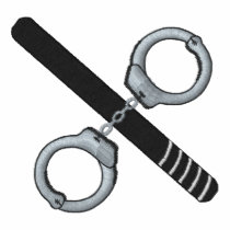 Handcuffs embroidered shirts