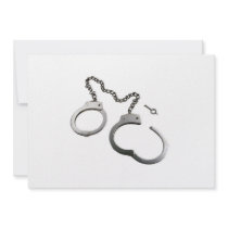 Handcuffs invitations by TeeZazzle Handcuffs invitations