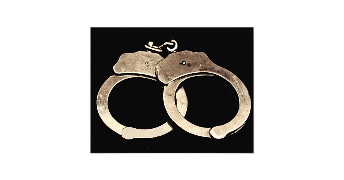 Handcuffs Invitation