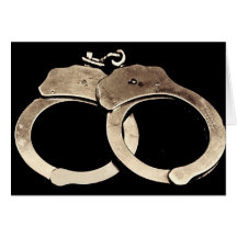 Handcuffs Note Card