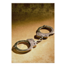 Handcuffs invitations