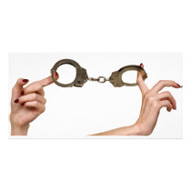Handcuffs photo cards