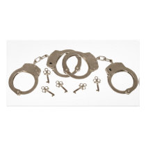 Handcuffs photo cards
