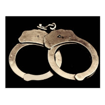 Handcuffs Postcard