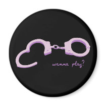 Handcuffs Wanna Play Magnet