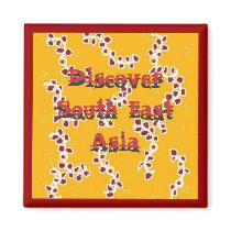 handdesign, DiscoverSouth East Asia, Discover S... magnets