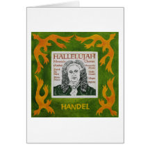 Handel greetings card