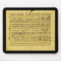 Handel's "Messiah" in Beethoven's hand mousepads by missprinteditions Handel's "Messiah" in Beethoven's hand mousepads