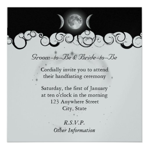 Handfasting Custom Invite