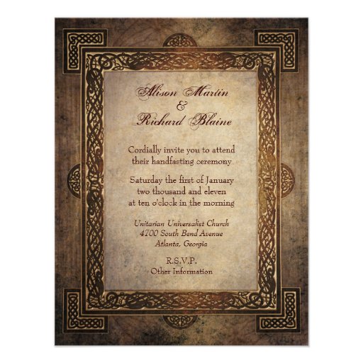 Handfasting Invitation