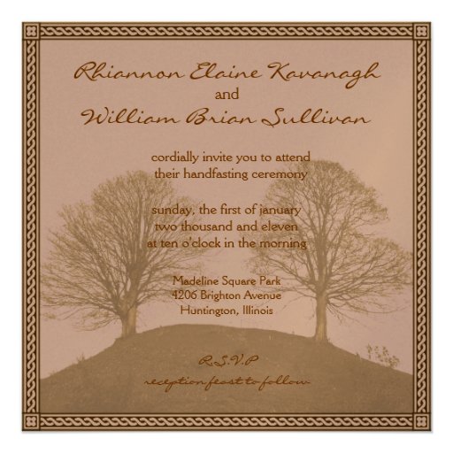 Handfasting Invitation