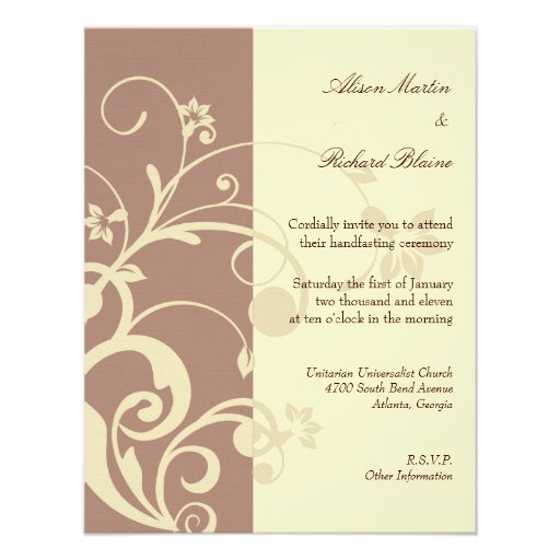 Handfasting Invitation