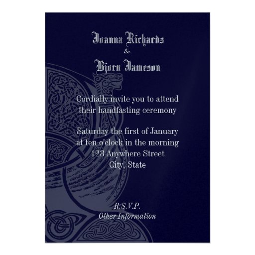 Handfasting Invitation
