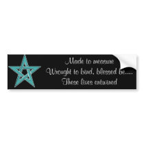 Handfasting Invitation Set bumper stickers