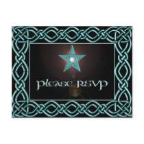 Handfasting Invitation Set postcards by pentagramstar Handfasting Invitation Set postcards