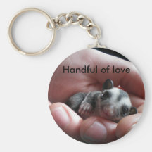 Handful of love key chains