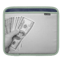 Handful of Money iPad Sleeves