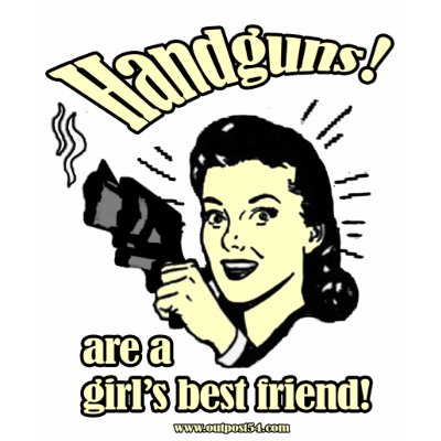 Handguns Girl T-Shirt