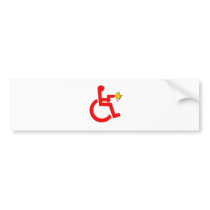 Handi-Cap_in_your_Ass Bumper Sticker