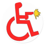 Handi-Cap_in_your_Ass Sticker