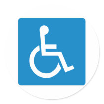 Handicap Accessibility Highway Sign Sticker