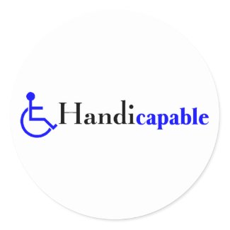 Handicapable (Wheelchair) Sticker