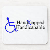 Handicapped Handicapable 2 mousepad