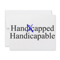 Handicapped Handicapable invitations by TeeZazzle Handicapped Handicapable invitations