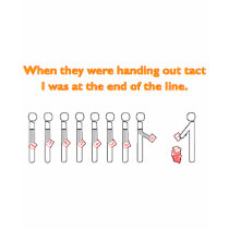 Handing Out Tact, End of Line t-shirts