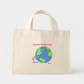 HANDLE WITH CARE Boynton Cat Tote Bags