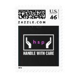 "Handle With Care" HSP Postage Stamps
