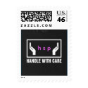 "Handle With Care" HSP Postage Stamps