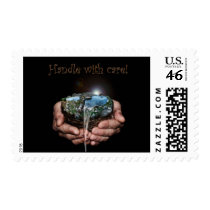 Handle with care postage stamp