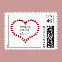 Handle with Care stamps