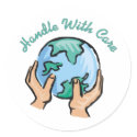 Handle With Care Stickers by naturetees Handle With Care Stickers
