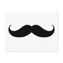 Handlebar Moustache Post Card