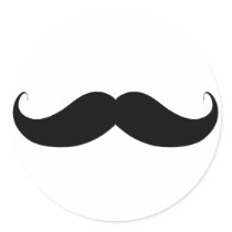 Handlebar Moustache Sticker