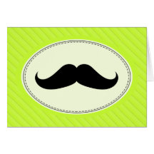 Handlebar Mustache Greeting Cards