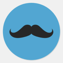 Handlebar Mustache Stickers