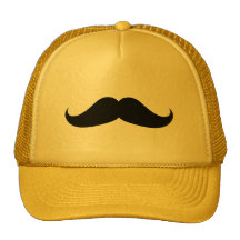 Handlebar Mustache Trucker Hat