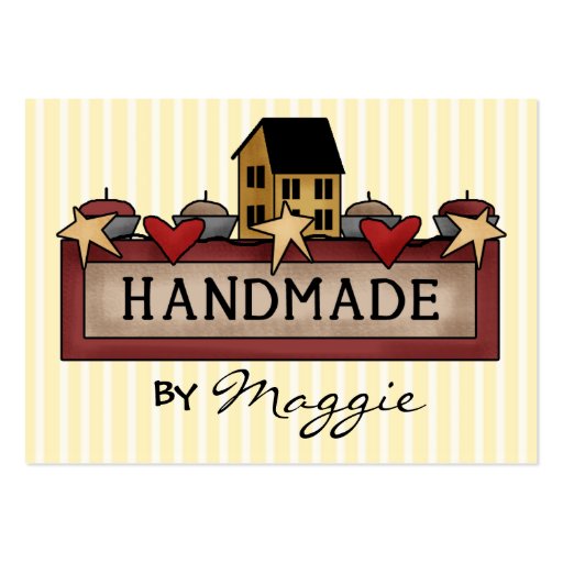 "Handmade By" Card - SRF Business Cards