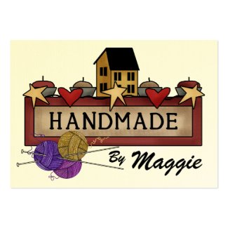 Handmade By (Knitting) ... SRF zazzle_profilecard