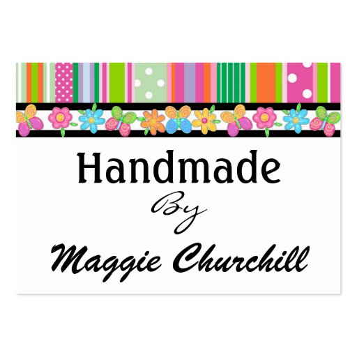 "Handmade By" - SRF Business Card (back side)