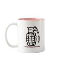 handmade grenade mug