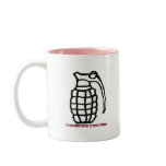 handmade grenade mug