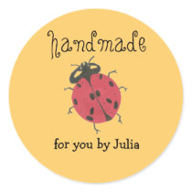 "Handmade" label stickers