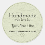 Handmade with Love | Handmade Business Stickers stickers