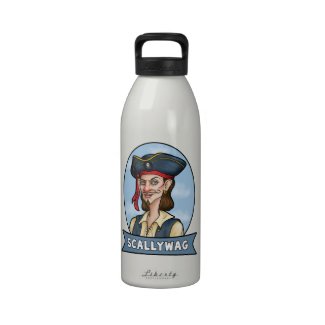 Handome Pirate is a Scallywag Drinking Bottle
