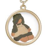 Handpainted Amish Doll Necklaces